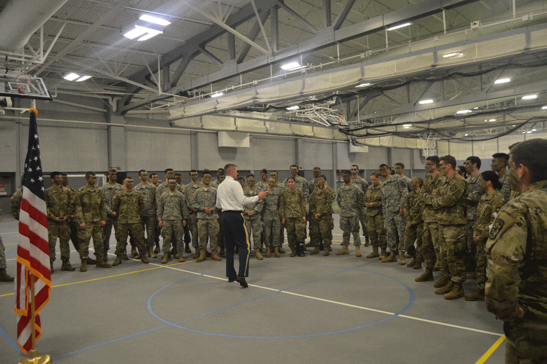 PMS addresses the Cadets