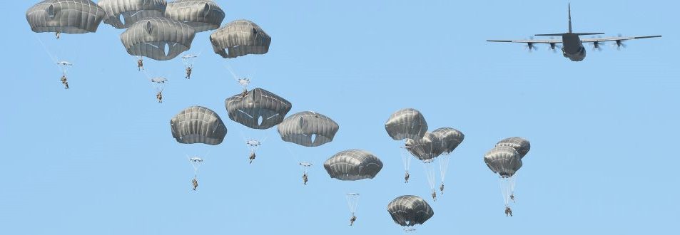 Airborne parachuting